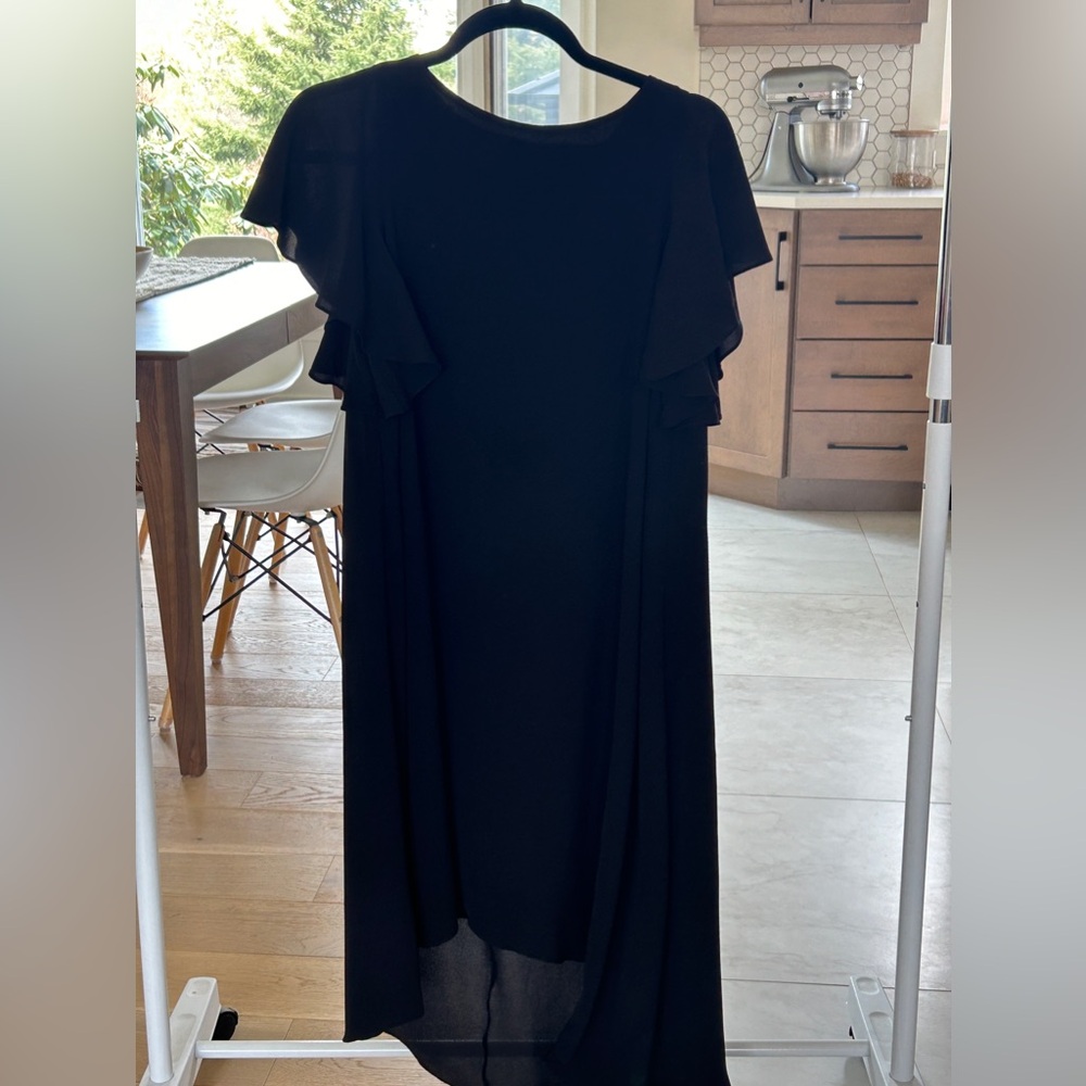 Black Asymmetrical Dress